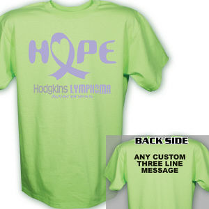 Hope Hodgkins Lymphoma Cancer Awareness T-Shirt